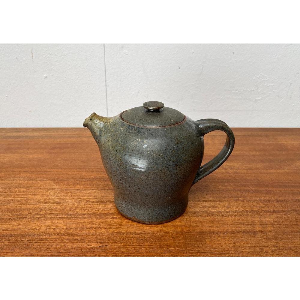 Mid-Century Studio Pottery Teapot from Kirsten Pottery, Ørum, Denmark, 1960s im Angebot 2