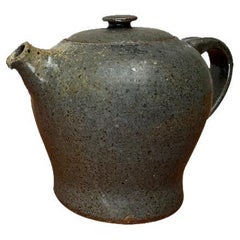 Mid-Century Studio Pottery Teapot from Kirsten Pottery, Ørum, Denmark, 1960s