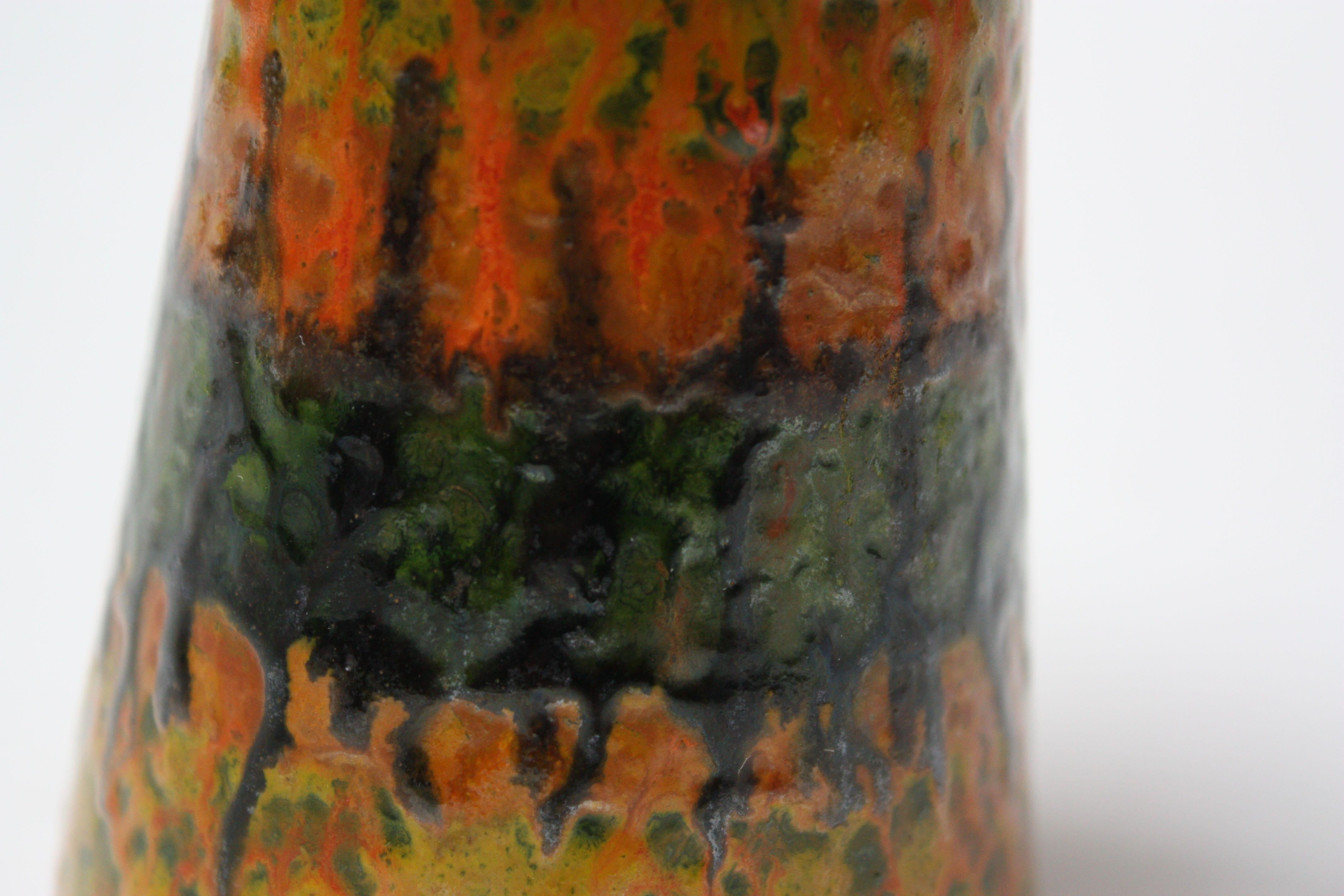 Midcentury Studio Pottery Terracotta Vase For Sale 1