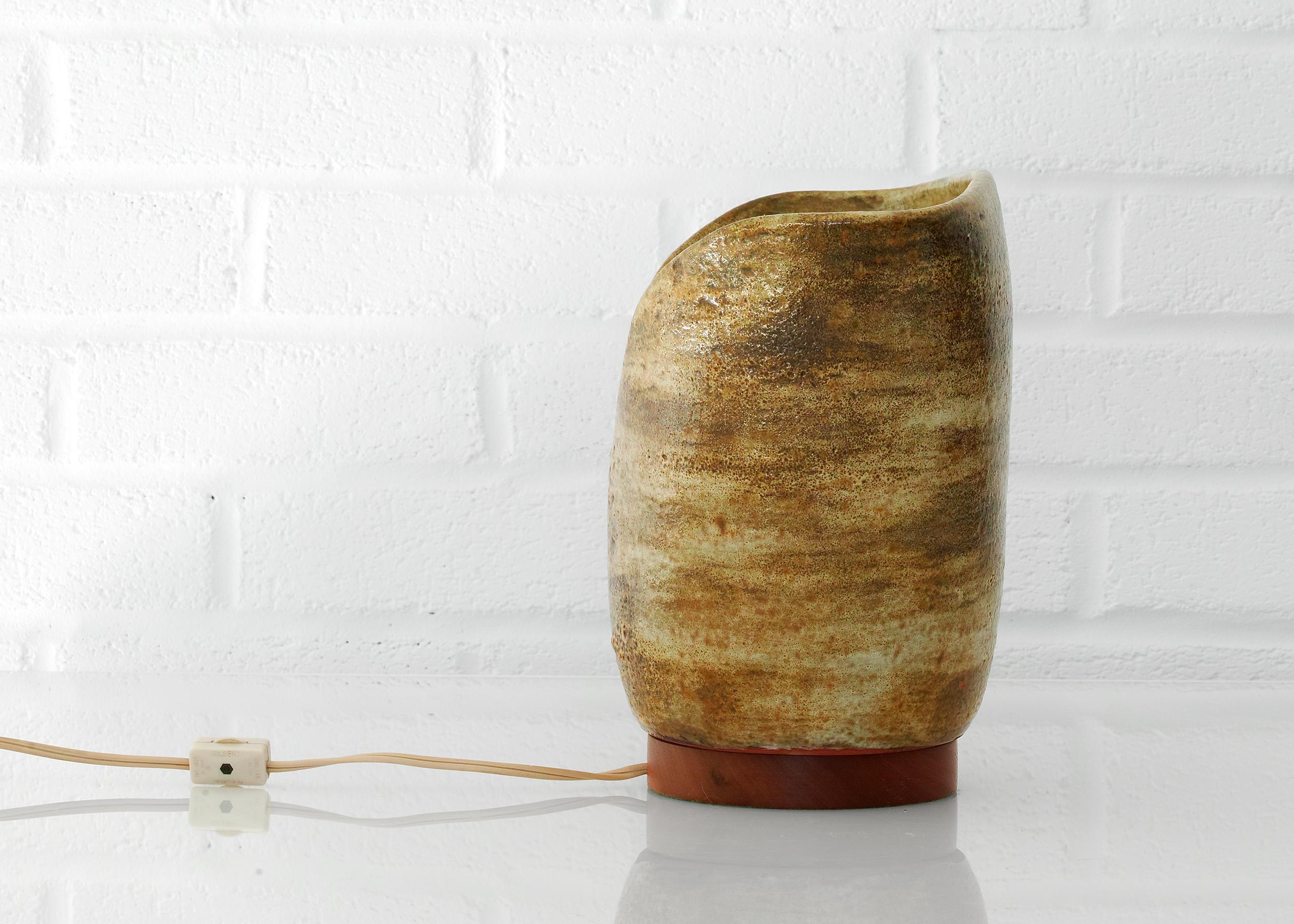 Lampe de Studio Pottery du milieu du siècle dernier en vente 2