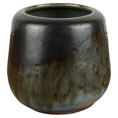 Jarrón de cerámica Studio Pottery de mediados de siglo de Janne Reckert Cordua, años 60