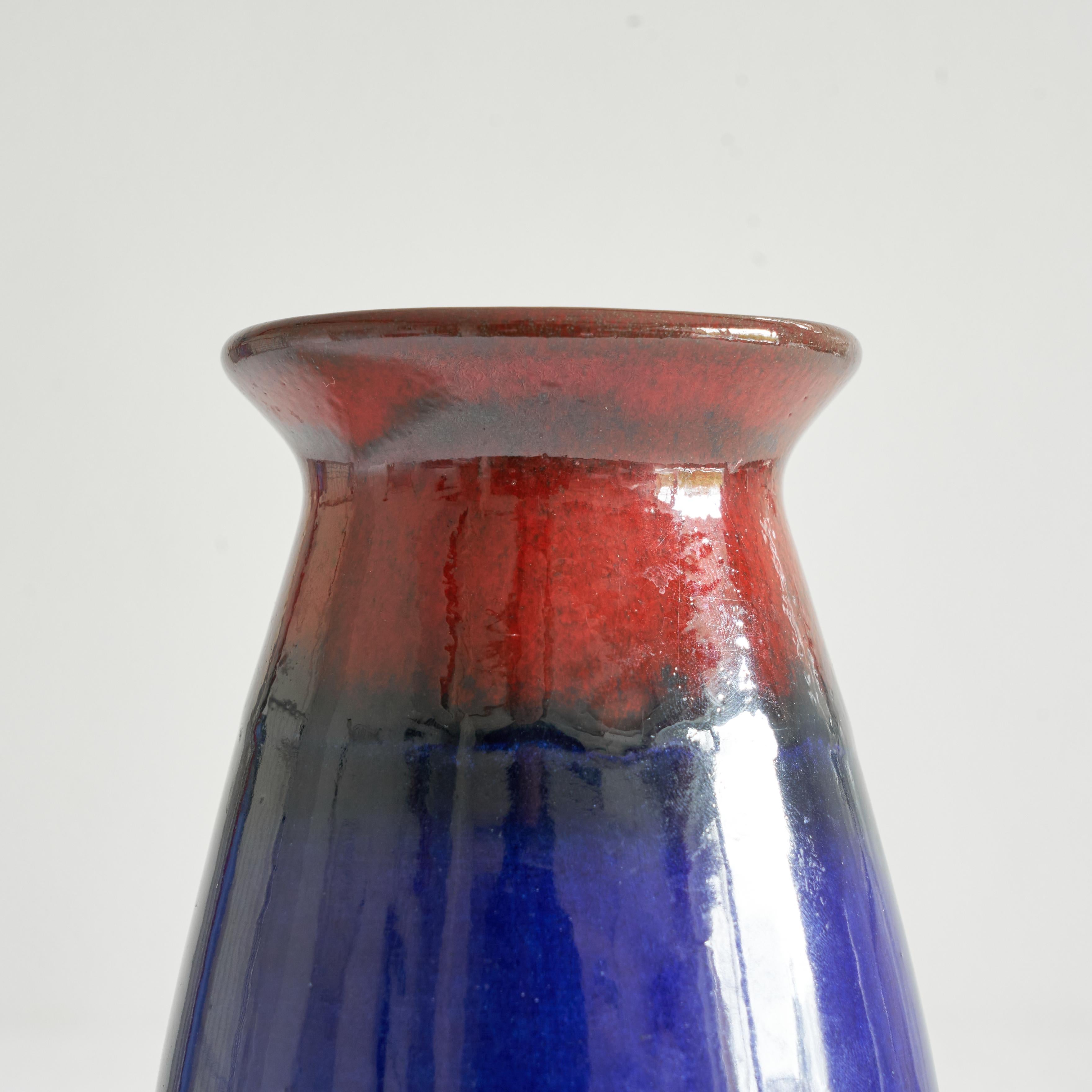 German Midcentury Studio Pottery Vase by Jasba Keramik, 1960s For Sale