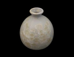 Midcentury Studio Pottery Vase with Crystalline Glaze - Canada - circa 1970s