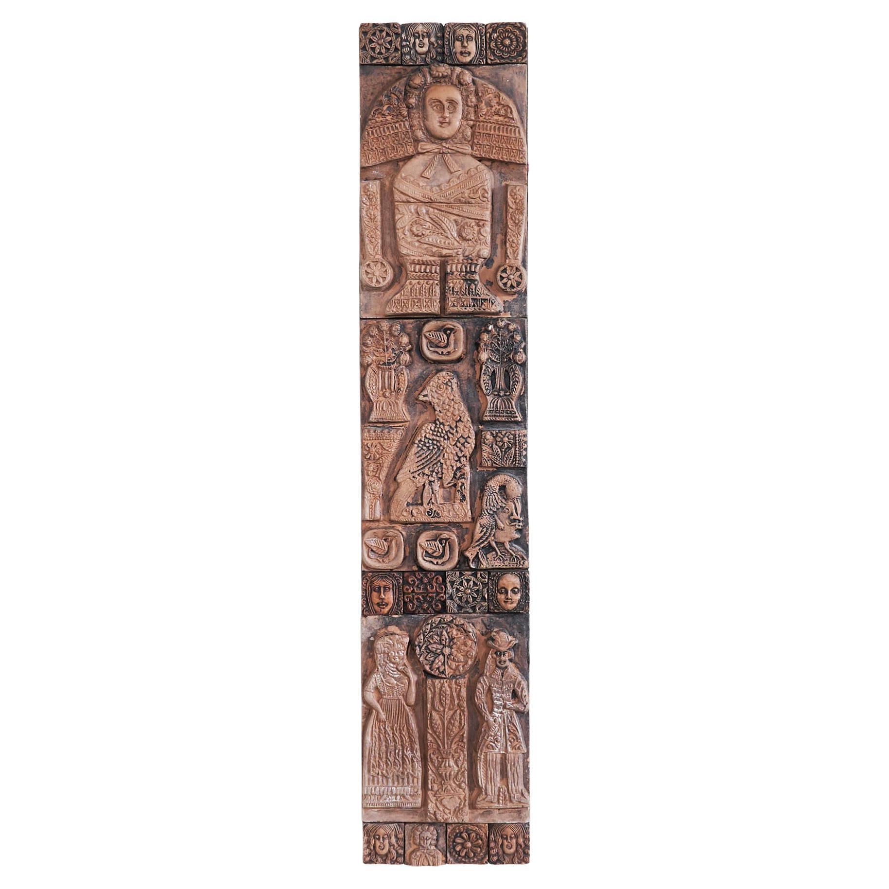 Mid Century Studio Pottery Wandtafel