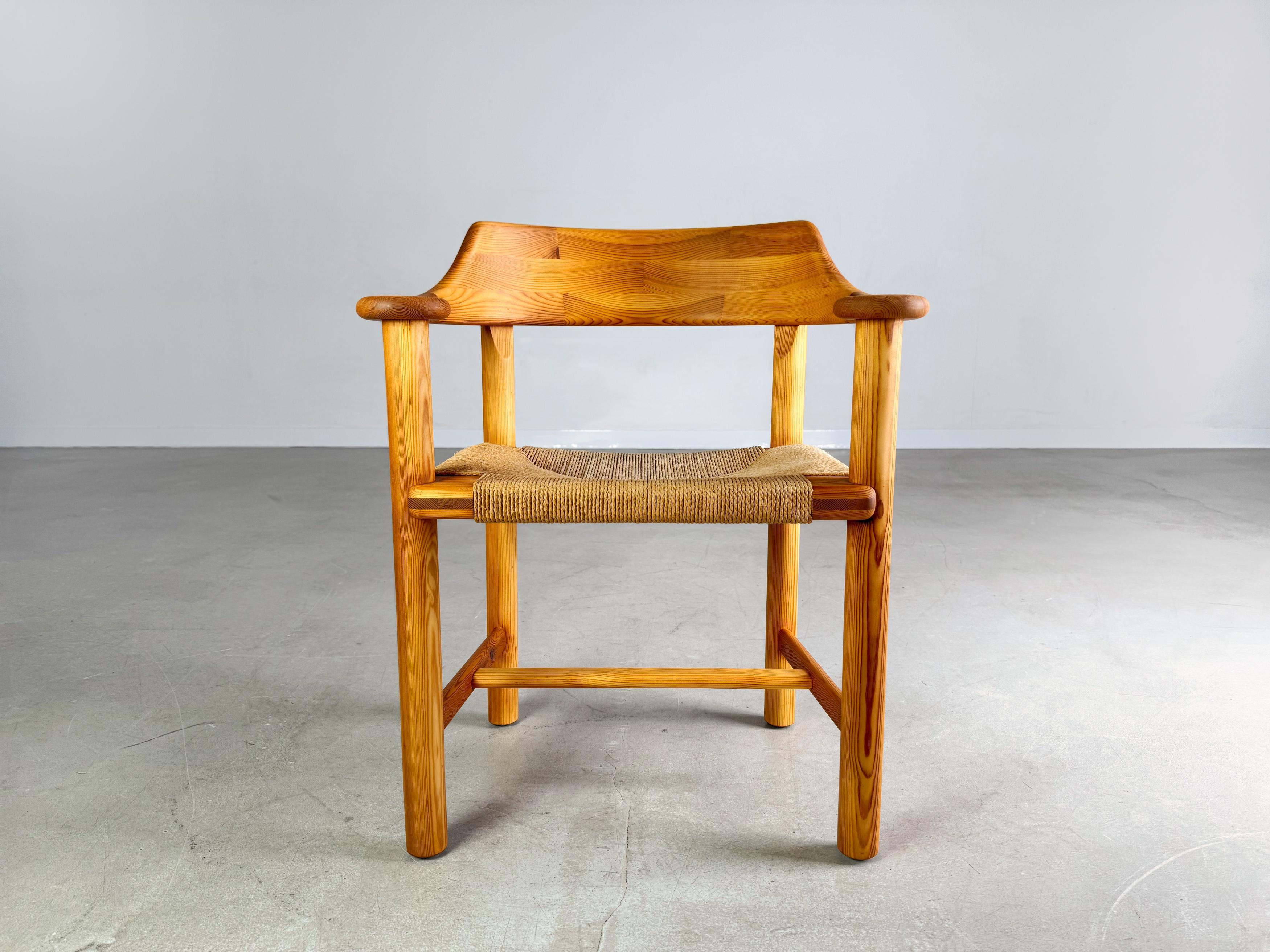 Cord Mid Century Stuhl Hirtshals Savvaerk Rainer Daumiller Kiefer For Sale