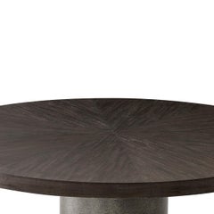 Mid Century Style 60 Round Dining Table - Dark