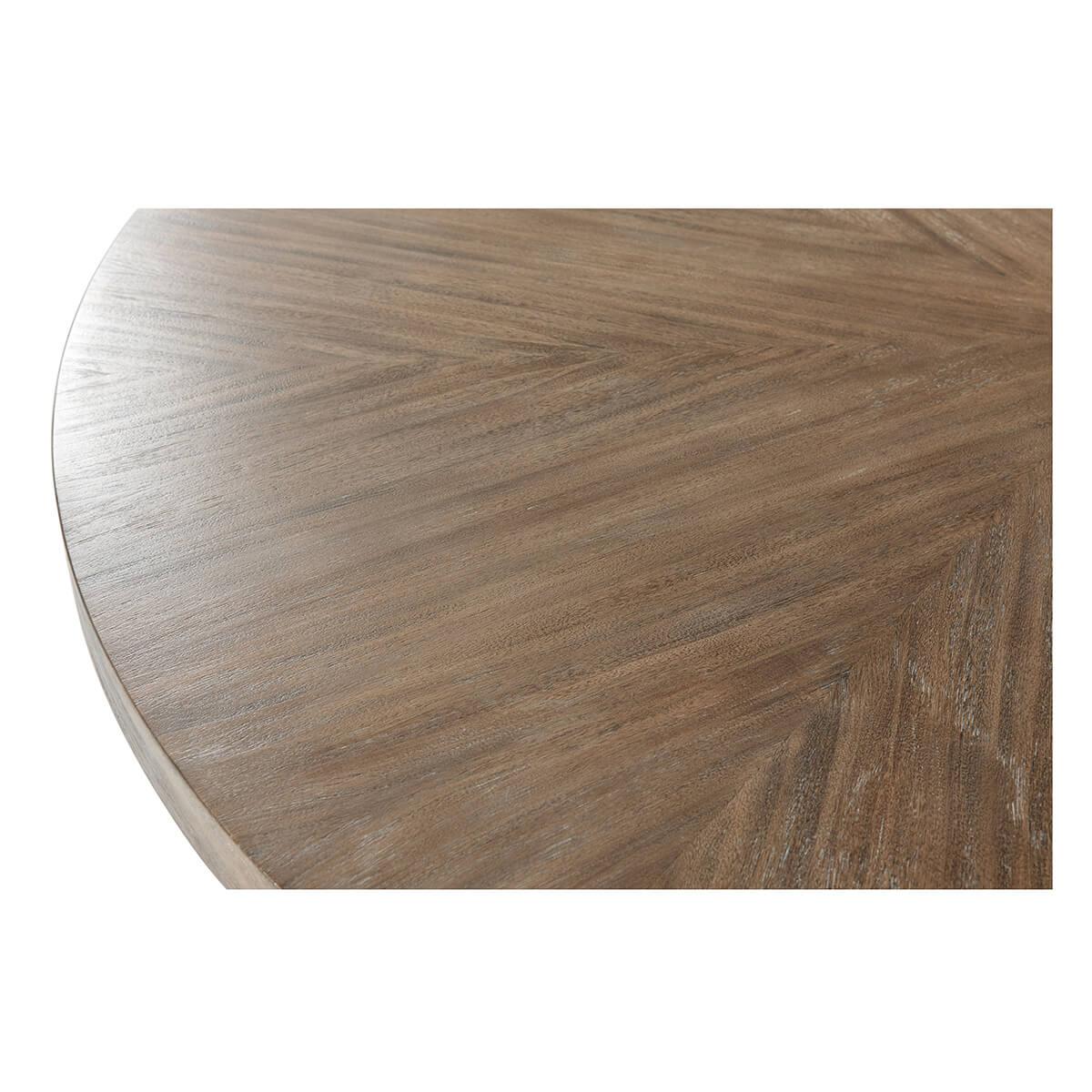 Vietnamien Table de salle à manger ronde 60 style Mid Century en vente