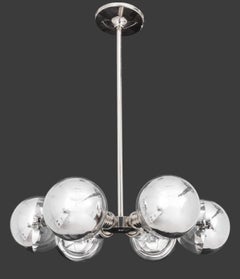 Vintage Mid-Century Style Atomic Satellite Chandelier