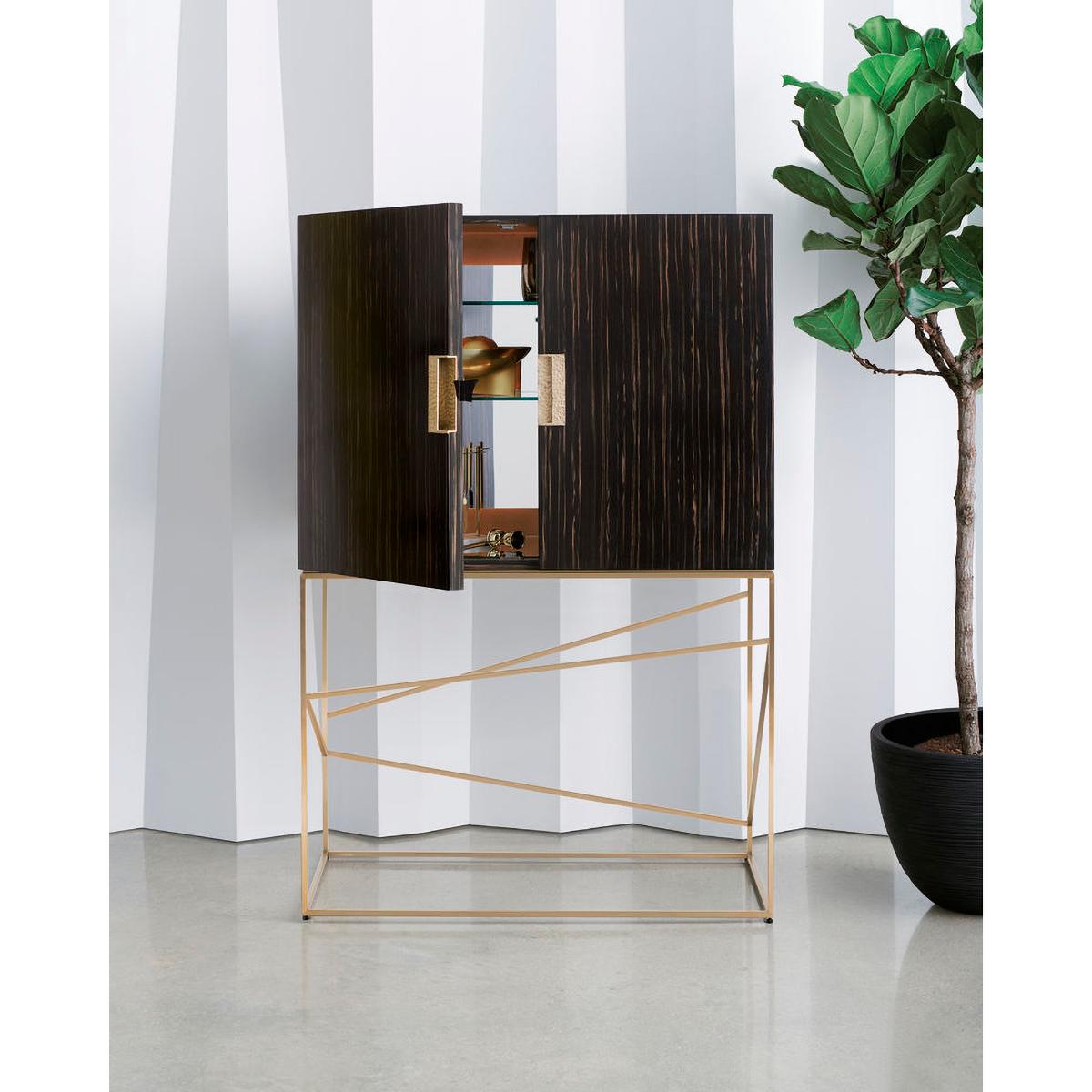 Contemporary Mid Century Style Bar Cabinet