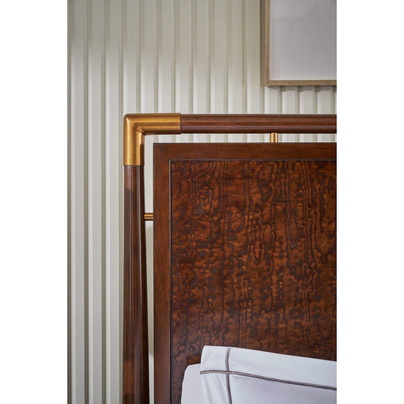 Mid Century Style Bed - US King In New Condition For Sale In Westwood, NJ