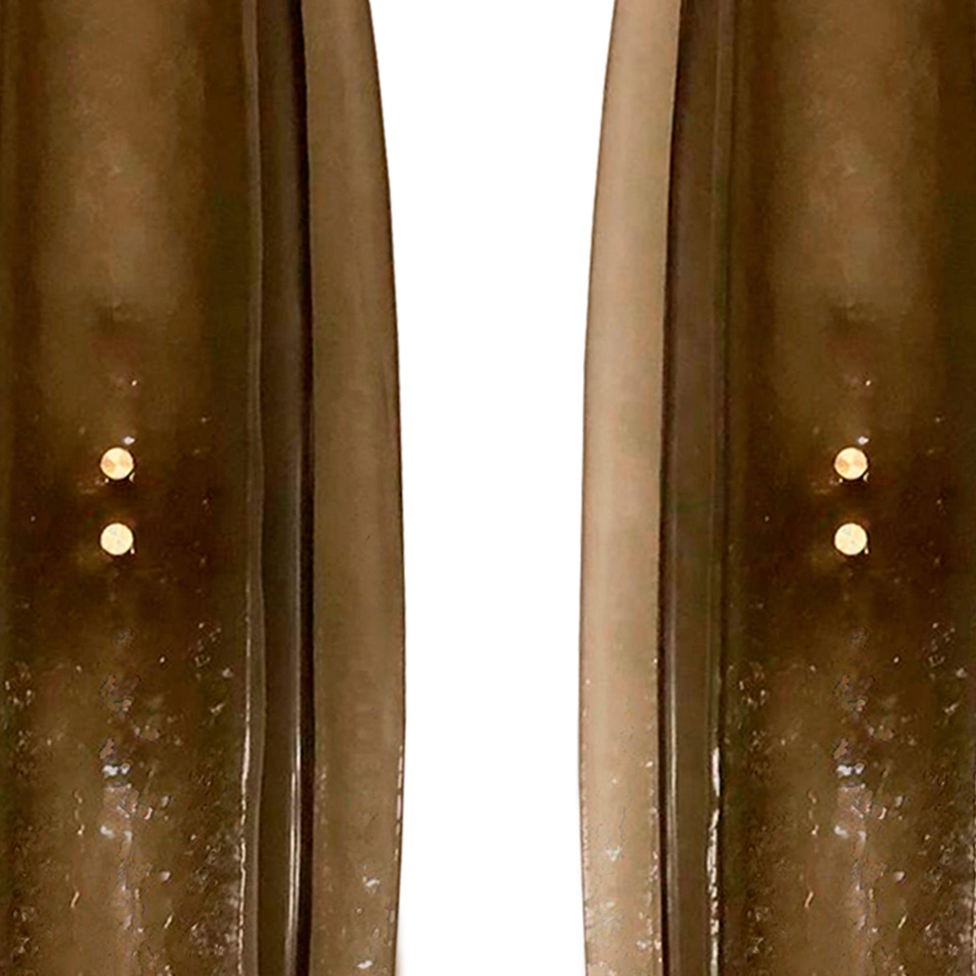 Apliques de Cristal de Murano Negro Estilo Mitad de Siglo, Diseño Contemporáneo, Italia Murano en venta 1