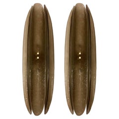 Mid Century Style Black Murano Glass Sconces, Contemporary Design, Italy Murano
