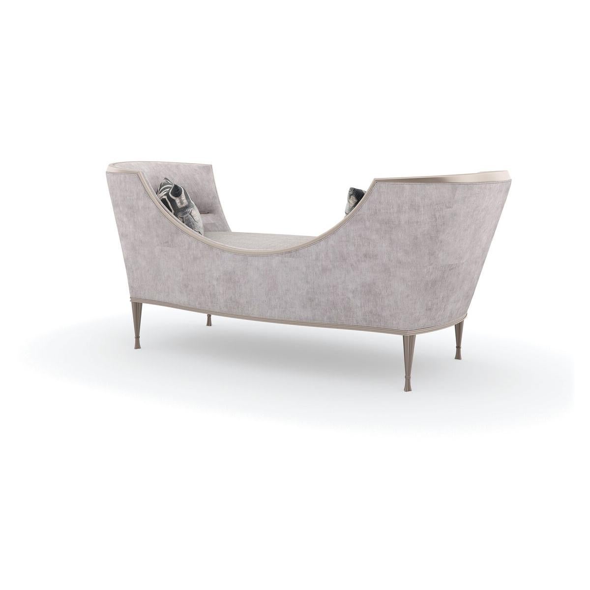 Mid-Century Modern Chaise style milieu de siècle en vente