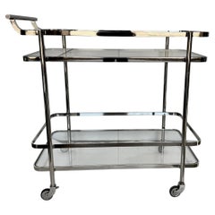 Mid Century style  Chrome Bar Cart
