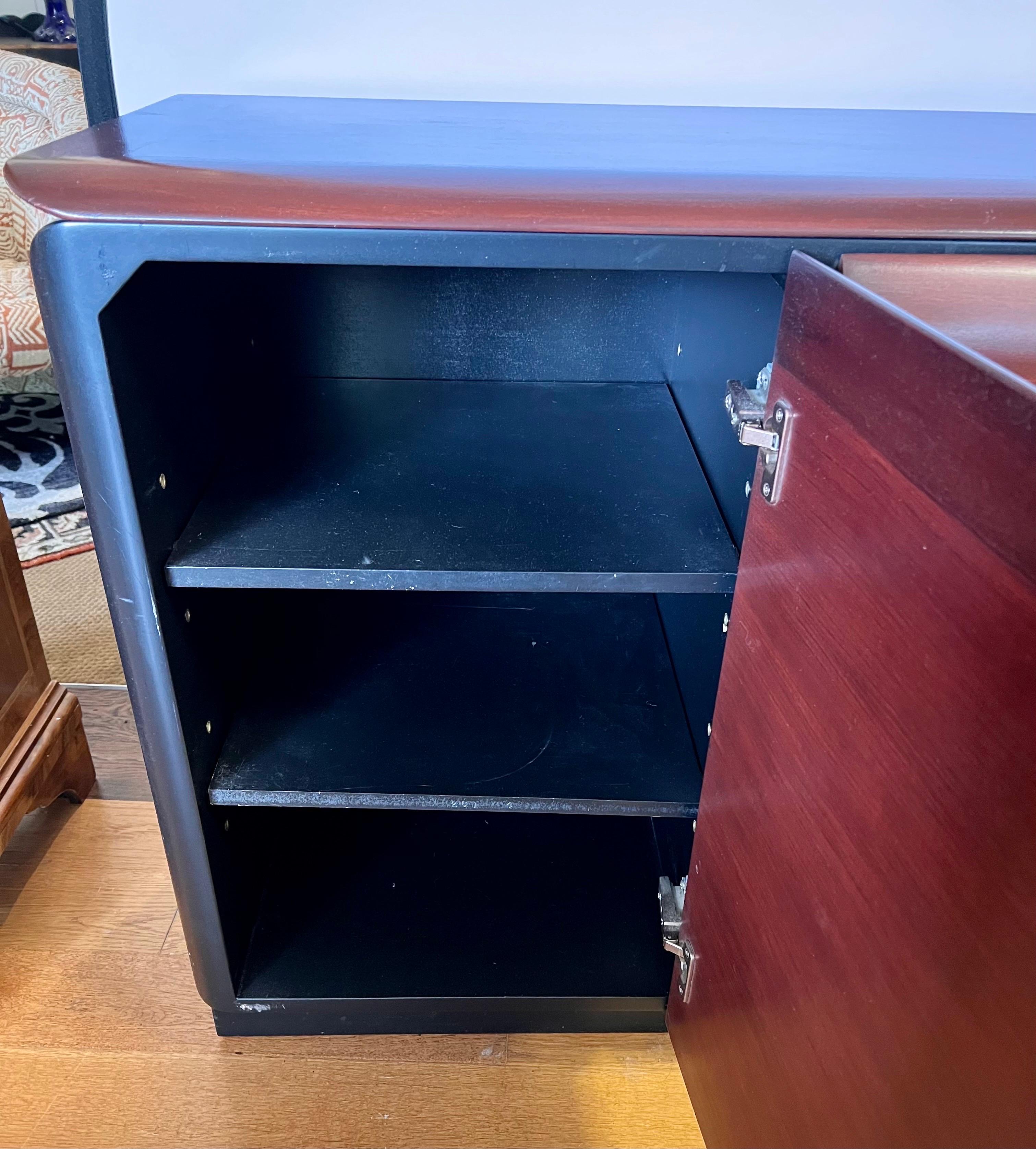 Afrikanische Bubinga-Holz-Anrichte/Schrank/ Sideboard im postmodernen Stil 2