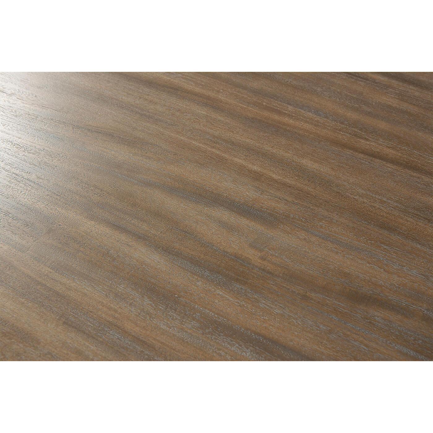 Mid Century Style Dining Table, Light In New Condition In Westwood, NJ