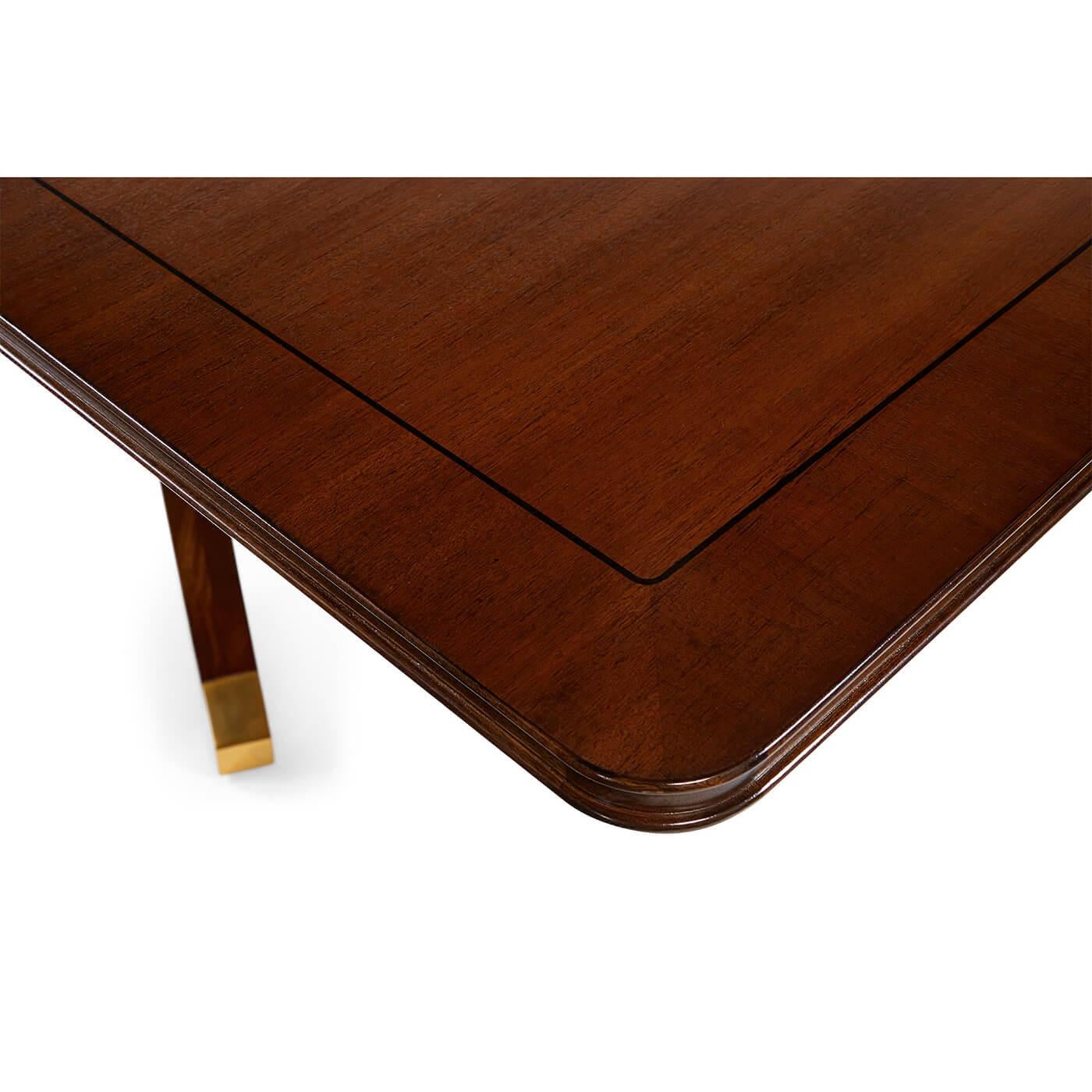 Wood Midcentury Style Extension Dining Table