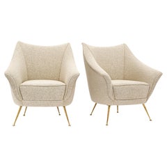 Italienische Sessel im Mid-Century-Stil