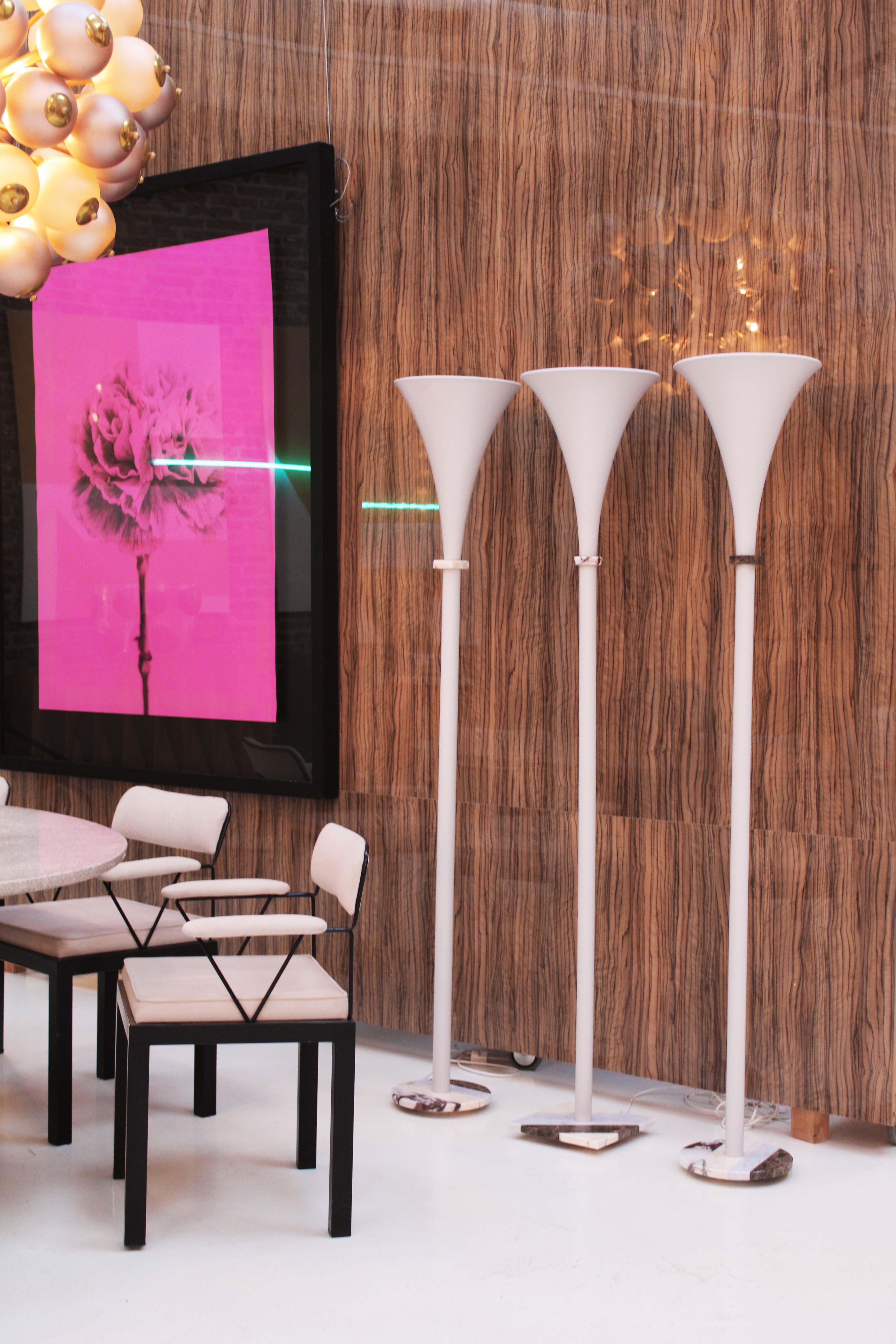 Contemporary Mid-Century Style Italian Floor Lamp Designed by L.A. Studio
