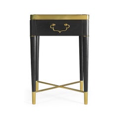 Midcentury Style Marble-Top Side Table