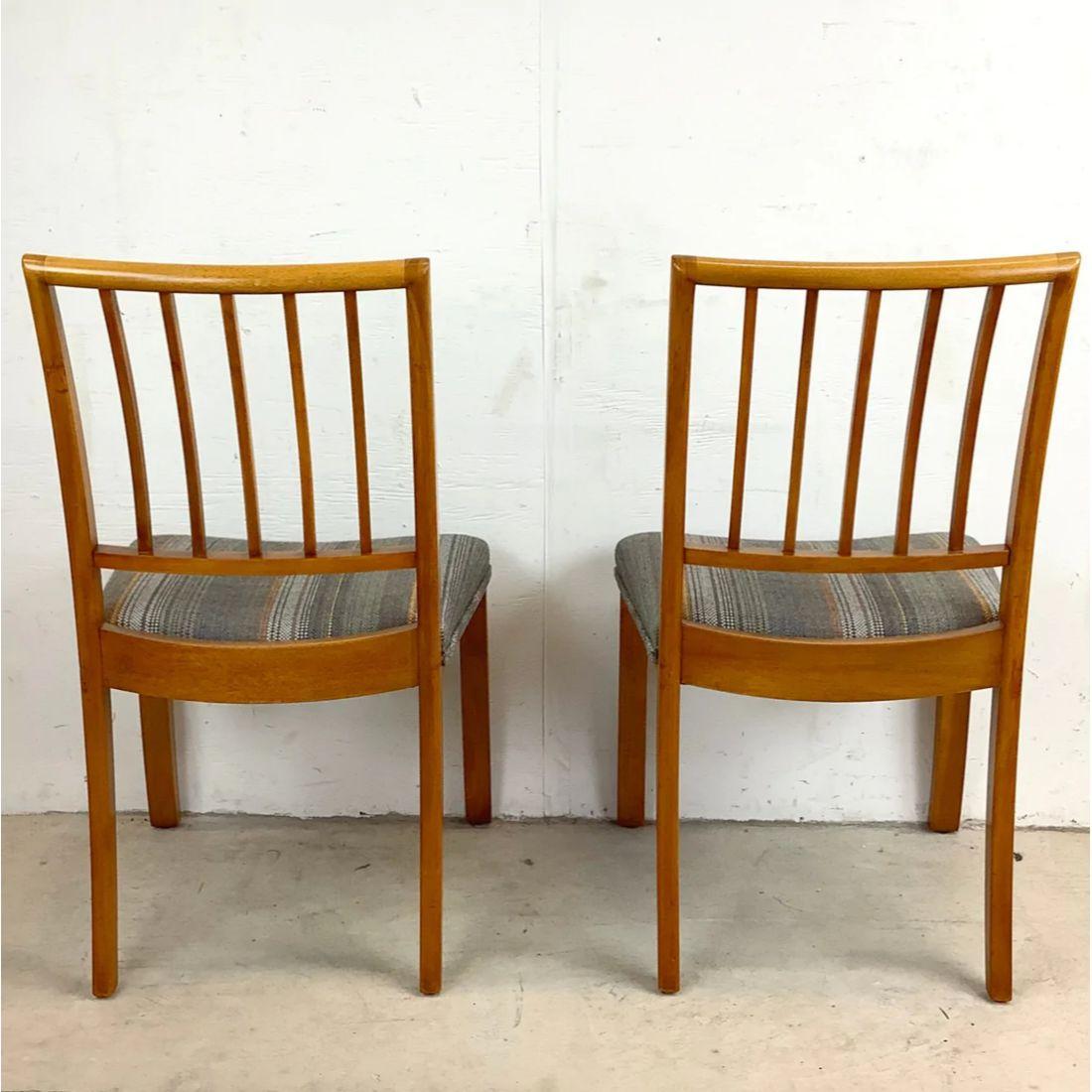 Other Midcentury Style Mid-Back Dining Chairs, Set of Six