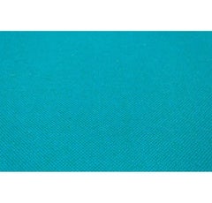 Blauer Sessel im Mid-Century-Stil mit Chromgestell