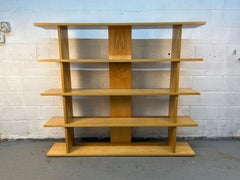 Mid-Century Style Modern Open Shelving Bookcase