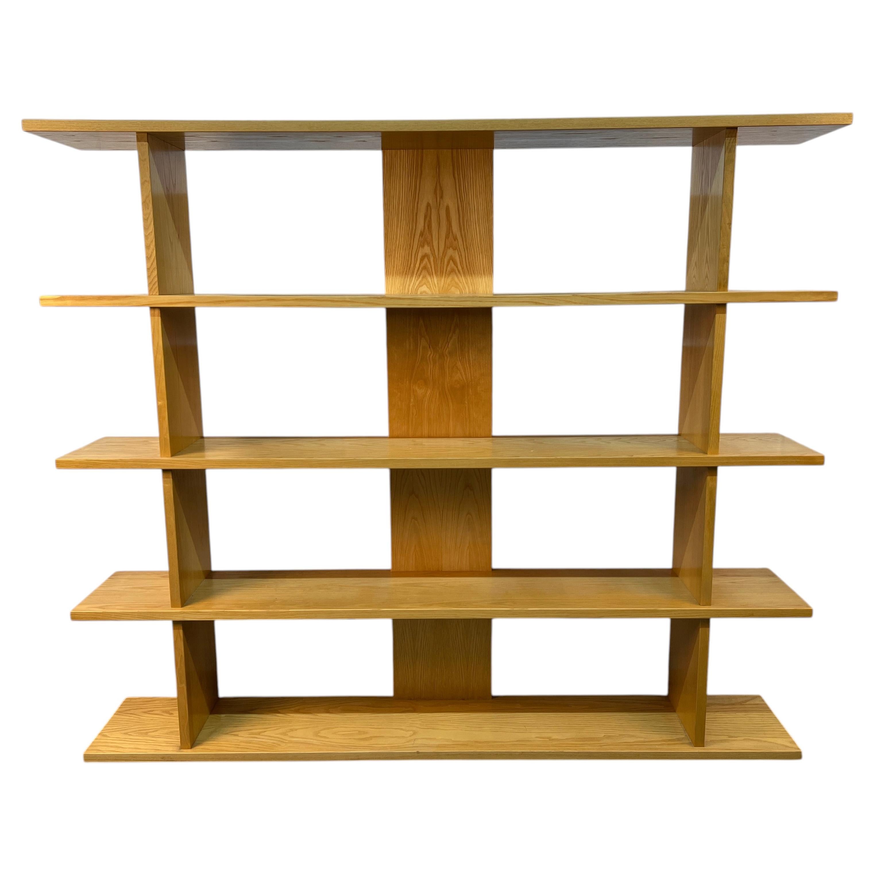 Mid-Century Style Modern Open Shelving Bookcase