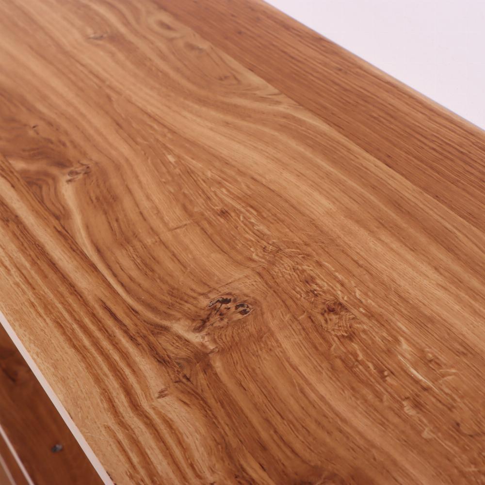 Mid-Century Style Modular Floating Wall Shelf in Aluminum & Wood. In condizioni buone in vendita a Philadelphia, PA