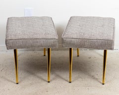 Paar Bänke im Mid-Century-Stil