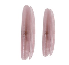 Mid Century Style Pink Murano Glass Sconces, Contemporary Design, Italy Murano