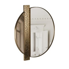 Espejo Purcel Estilo Mediano Siglo en Latón de Mavo Atelier A, Hecho a Mano Portugal