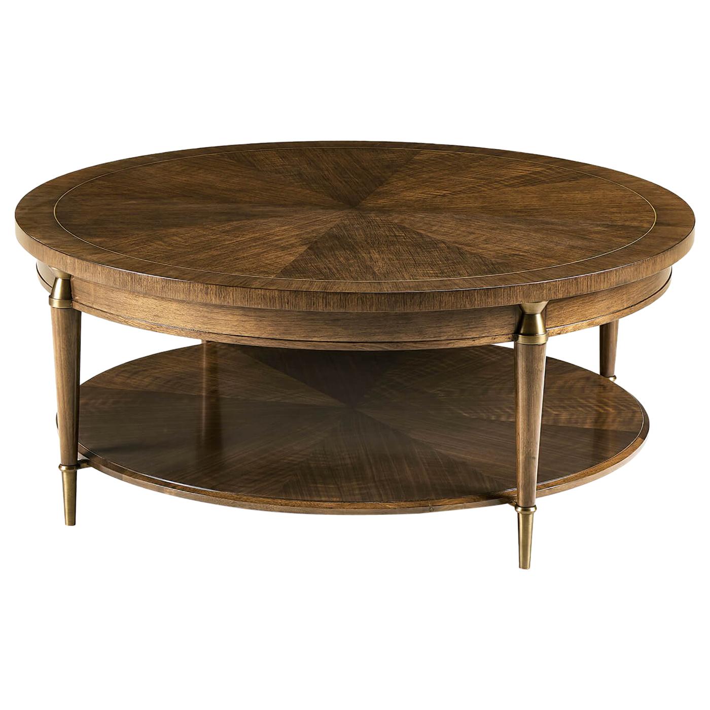 Midcentury Style Round Coffee Table For Sale
