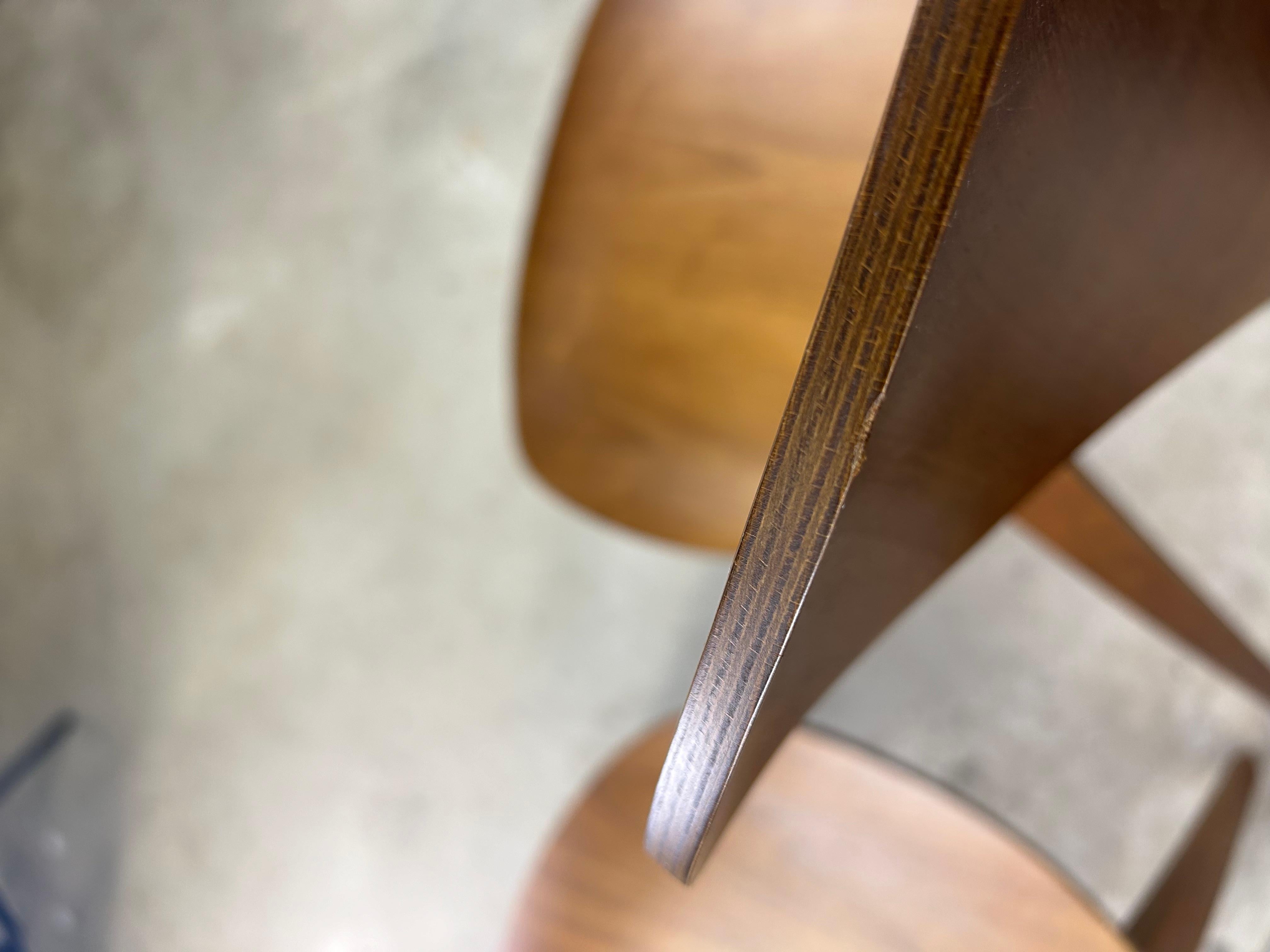 Ensemble de 4 chaises en bois courbé de style milieu de siècle par Norman Cherner 4