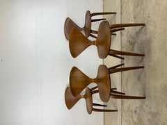 Mid Century Style Set of 4 Bentwood Chairs by Norman Cherner