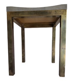 Mid-Century Style Shagreen Side Table