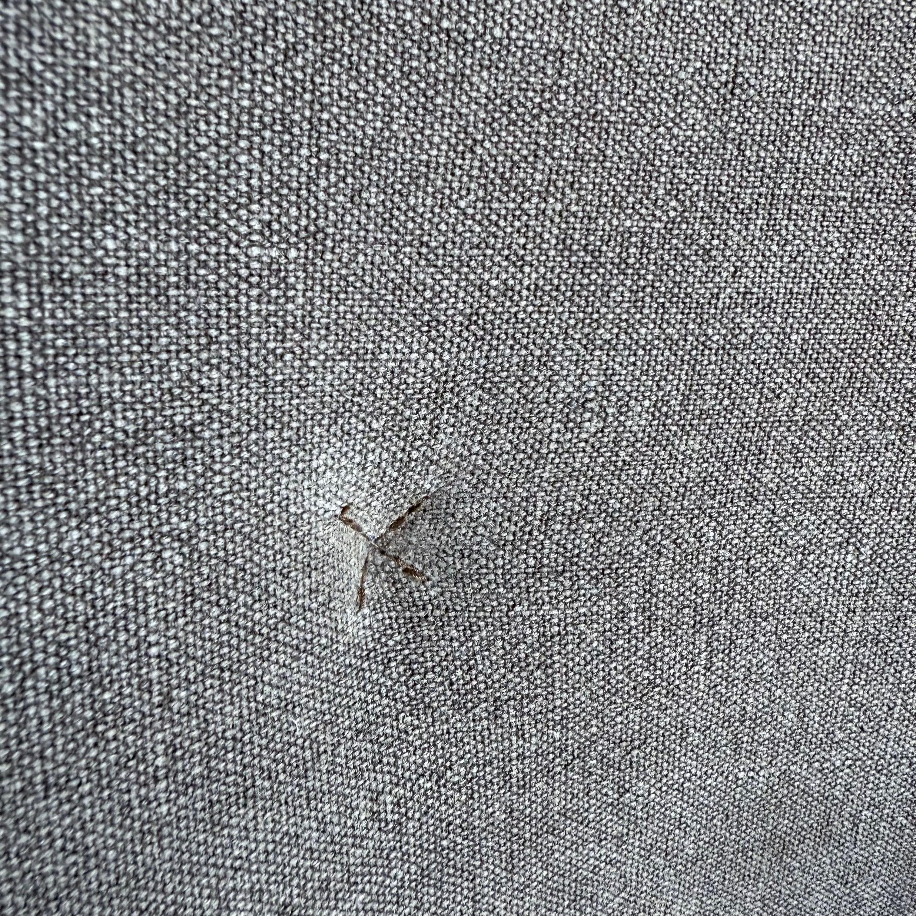 Mid Century Style Swivel Chair in Ecorcé Stone Washed Linen in vendita 5