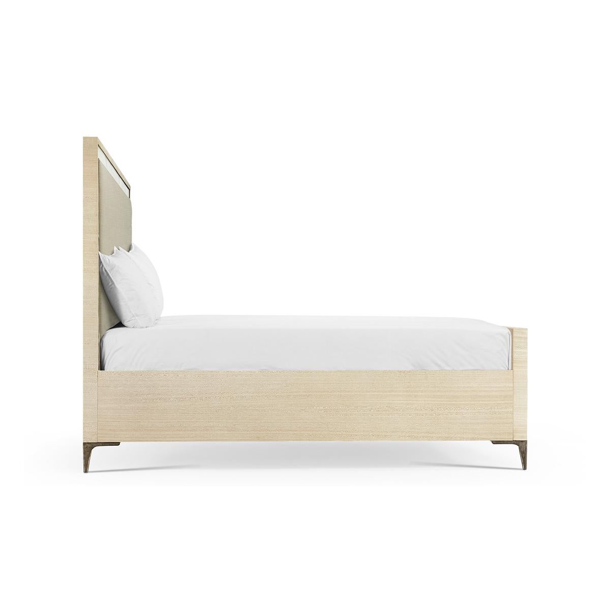 Mid-Century Modern Mid-Century Style Tideline King Size Bed For Sale