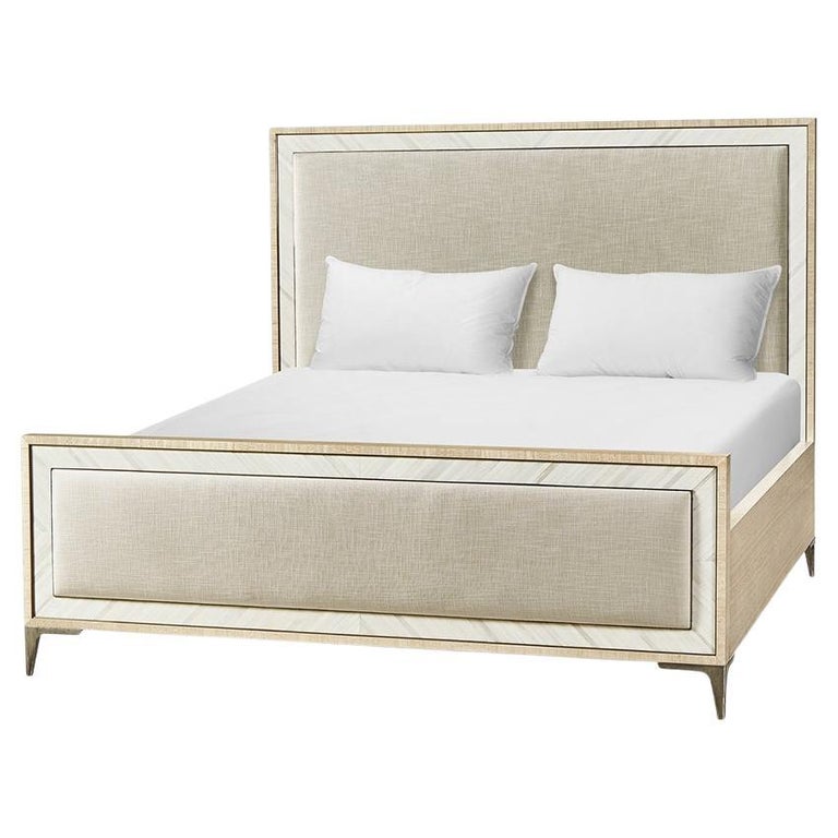 MidCentury Style Tideline King Size Bed For Sale at 1stDibs