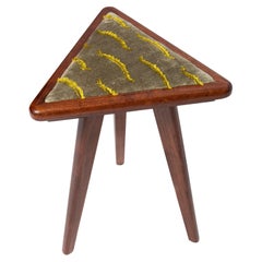 Mid Century Style Triangle Stool in Nouvelles Vagues, by Vintola Studio, Europe