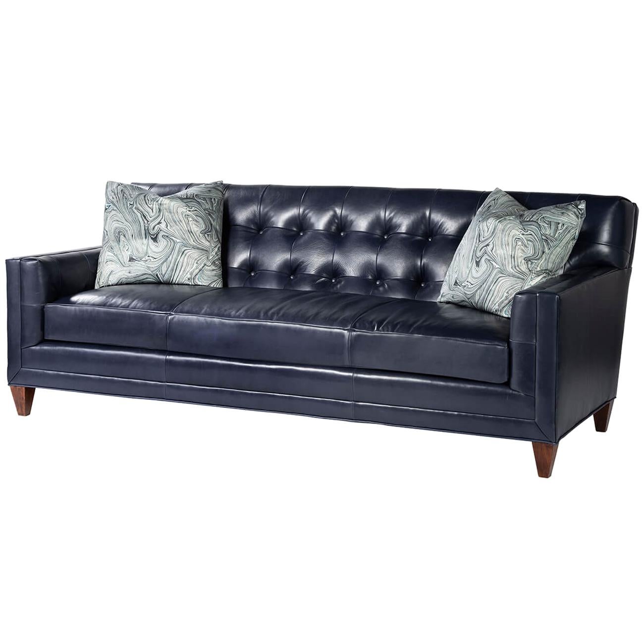 Midcentury Style Tufted Sofa