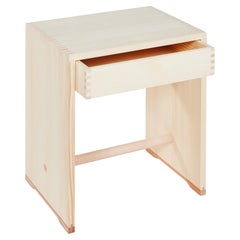 Tabouret ULMER HOCKER de style mi-siècle avec tiroir conçu par Max Bill en 1962