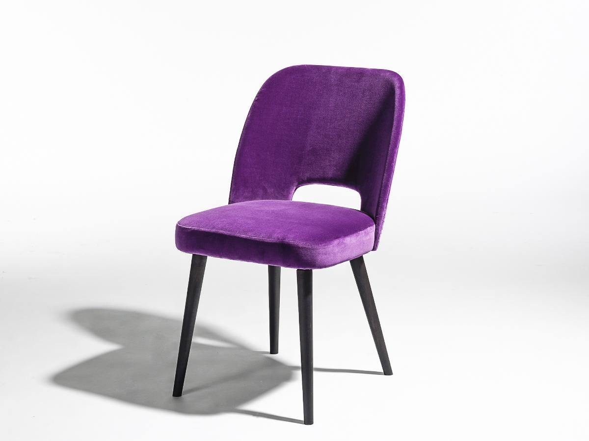 Wool Midcentury Style Upholstered Dining Chair Daydream