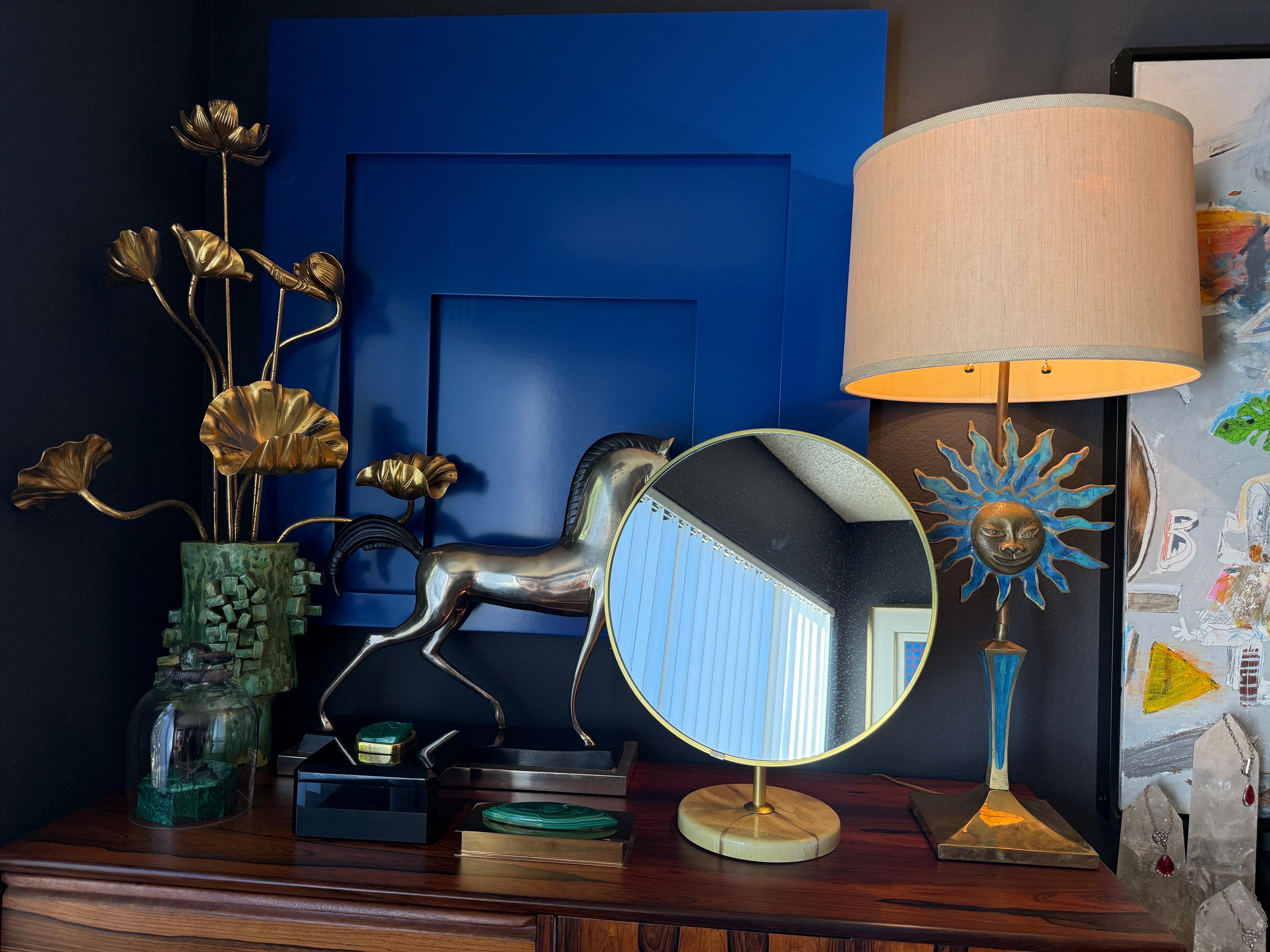 Mid Century Style Vanity Mirror For Sale 5