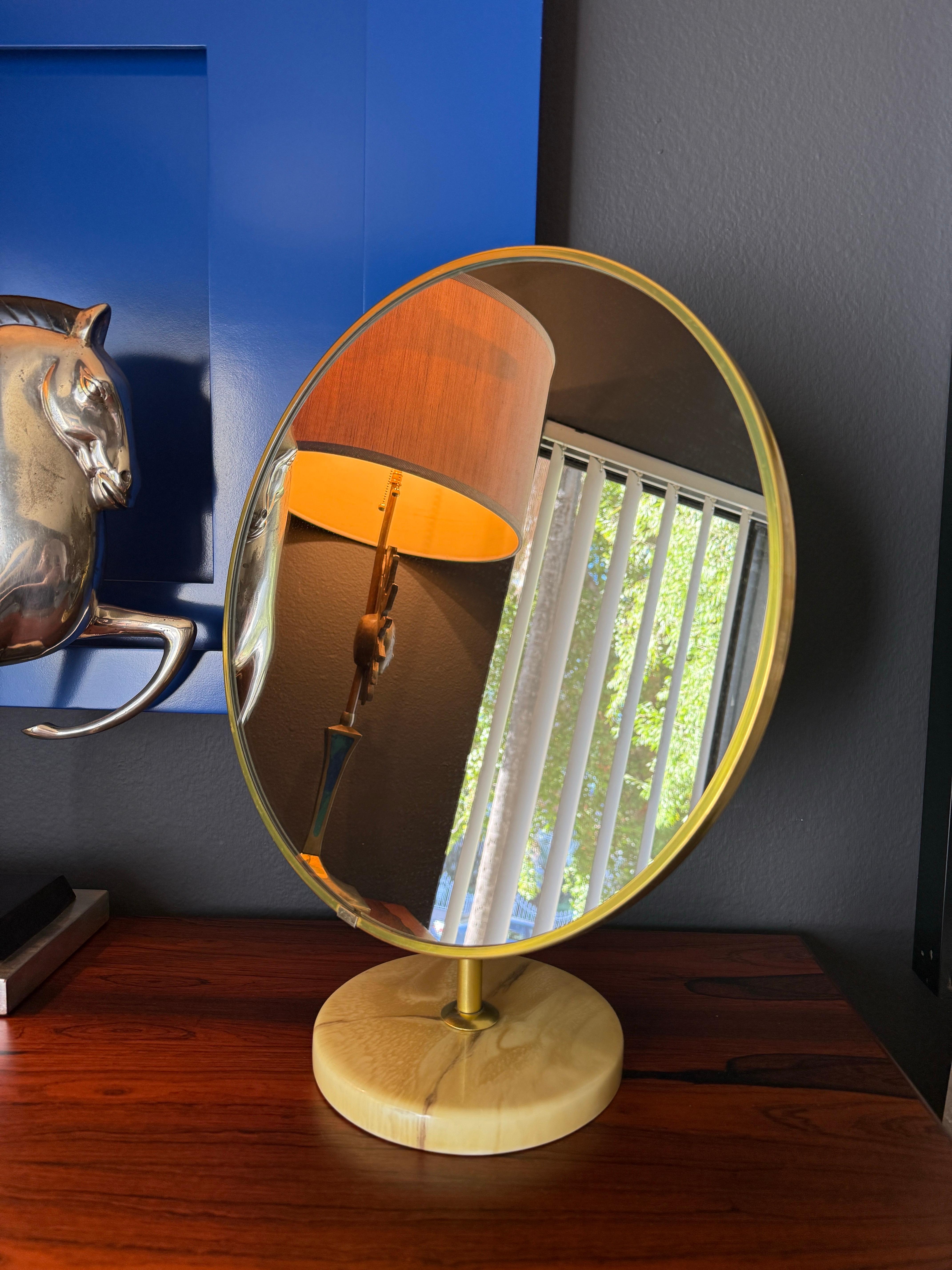 Mid Century Style Vanity Mirror For Sale 2