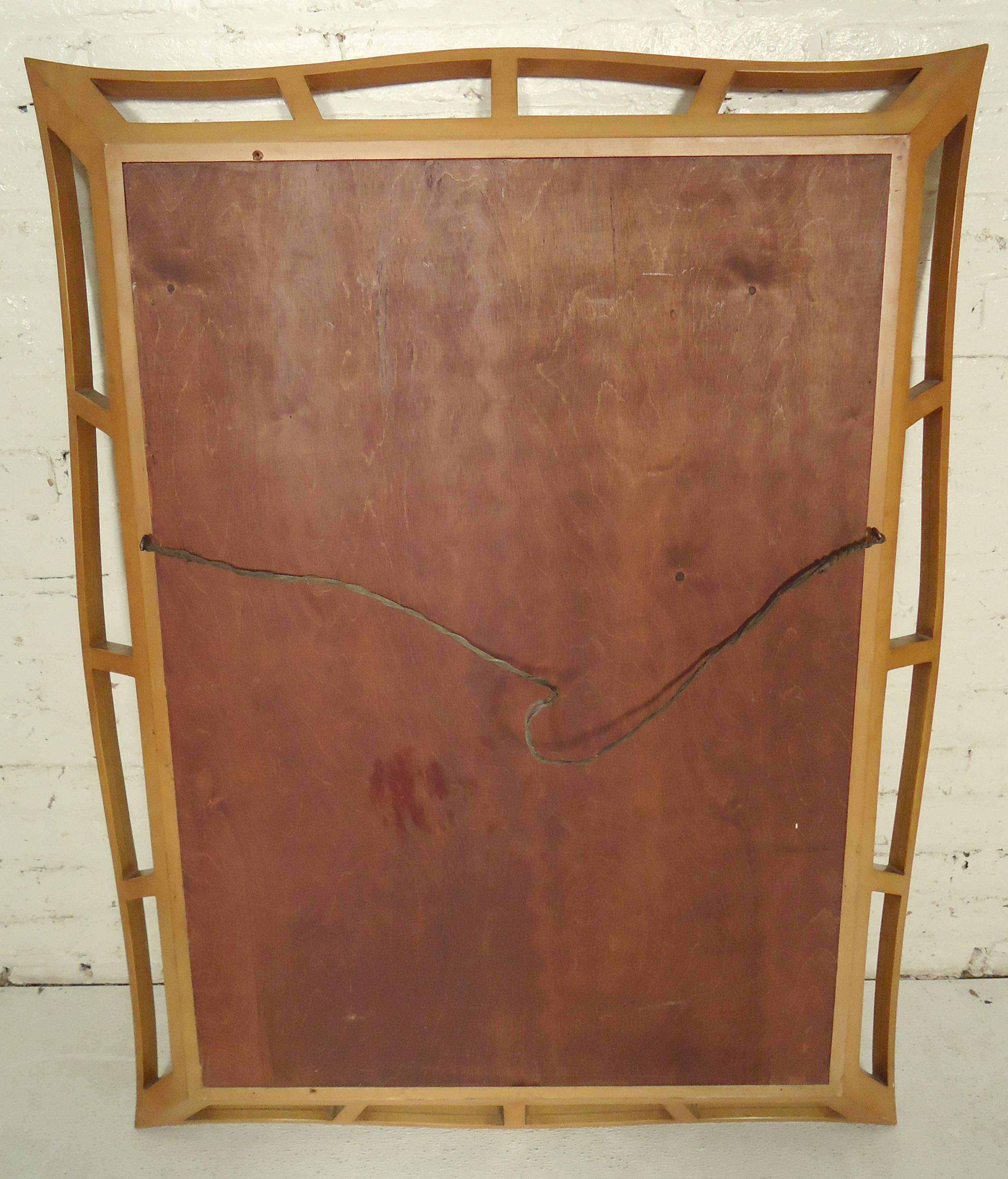 Mid-Century Modern Midcentury Style Wall Mirror For Sale