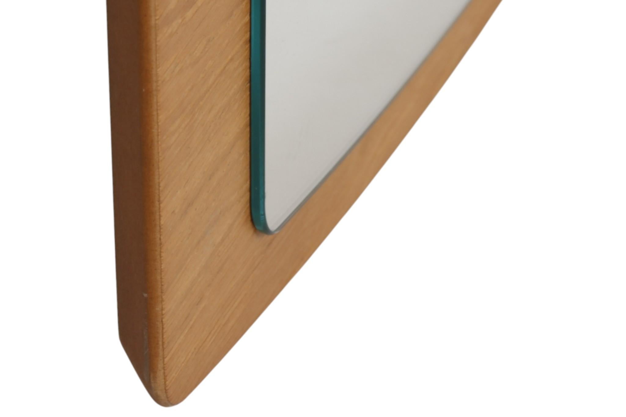 Mid-Century Style Wall Mirrors, a Pair In Good Condition For Sale In Bradenton, FL