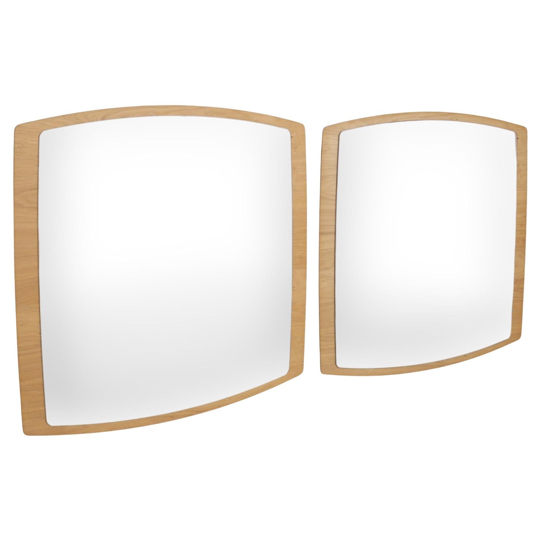 Mid-Century Style Wall Mirrors, a Pair For Sale