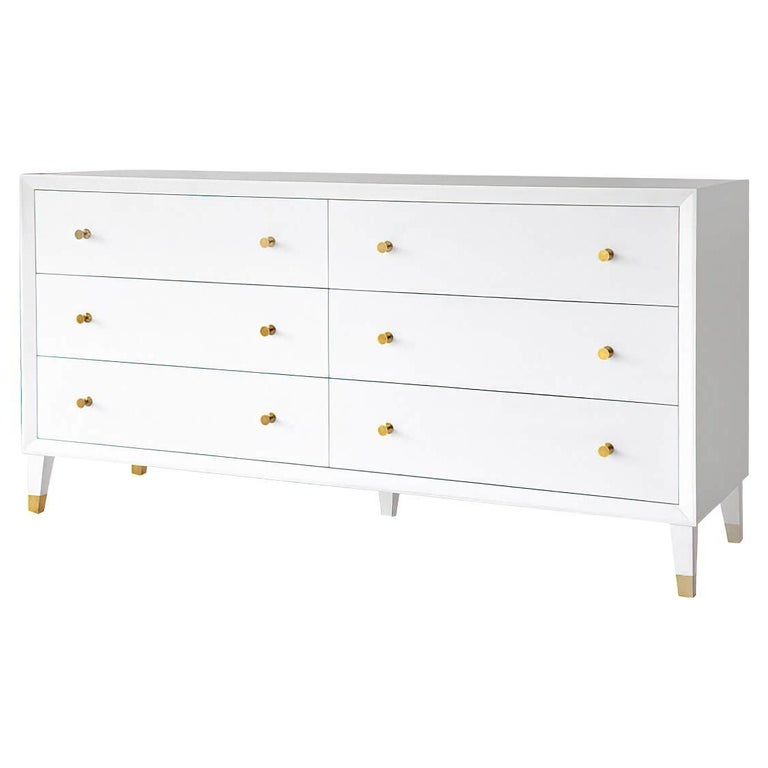 Mid Century Style White Dresser For Sale at 1stDibs white dresser