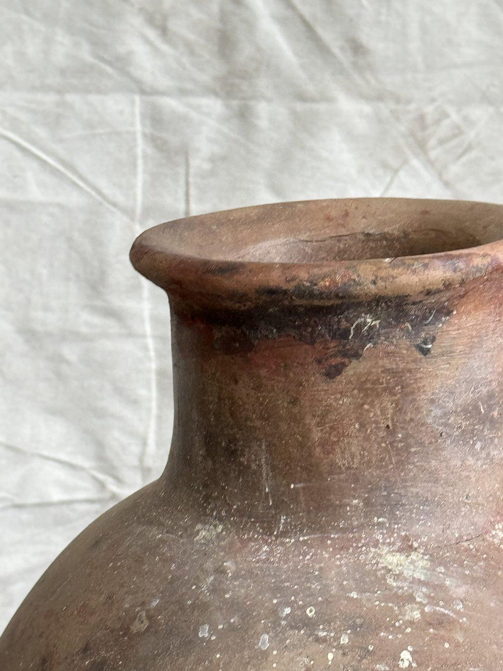 Vaso in ceramica con sole e luna di metà secolo in vendita 2